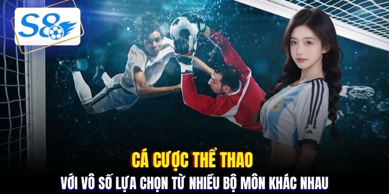 Cá cược thể thao với vô số lựa chọn từ nhiều bộ môn khác nhau