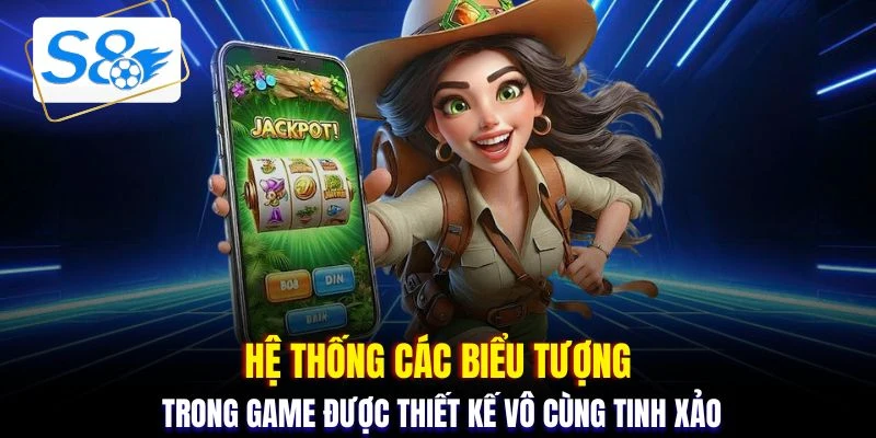 Hệ thống các biểu tượng trong game được thiết kế vô cùng tinh xảo